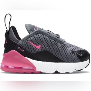 Toddler Nike Air Max 270 Grey Hyper Pink - size 7